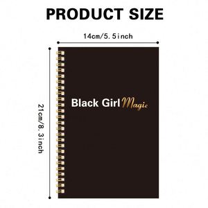 Libreta de Direcciones Espiralada de Cuero A5 de Alta Calidad con 80 Hojas, Diseño Casual con Temática de Fantasía, para Oficina - Product Image 2