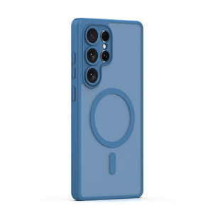 Cover S25U Traslucida Opaca Colorata Stile Semplice Custodia Magnetica per Telefono <span class=keywords><strong>Samsung</strong></span> Galaxy S25 Ultra S26 Plus - Product Image 3