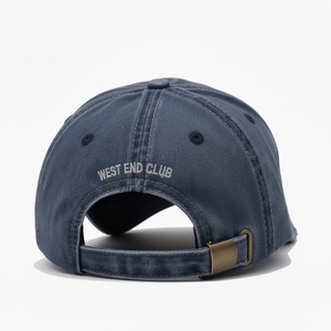 Gorras de Béisbol de Algodón Lavado de 6 Paneles, Sin Estructura, con Logotipo Bordado Personalizado OEM, de Alta Calidad, Estilo Vintage Desgastado, Ajustables, Tipo Dad Hat - Product Image 4