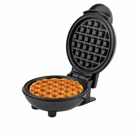 Machine à gaufres commerciale à plaques à bulles haute efficacité pour la préparation de café et de collations, cuisson domestique et petit-déjeuner familial