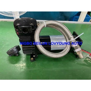 ปั๊มลมอัตโนมัติ 12V DC สำหรับซ่อมรถยนต์ คุณภาพสูง สีดำ สำหรับยาง/ลูกบอล อะไหล่รถยนต์ อะไหล่รถพ่วง ปรับแต่งระบบกันสะเทือน - Product Image 2