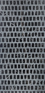 Terrazo de mármol blanco y, color base negro, utilizado en suelos de Centros Comerciales - Product Image 2