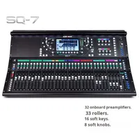 Console de mixage numérique audio pour scène/conférence Allen Heath SQ5, SQ6, SQ7, boîte d'interface, panneau de contrôle de mixage DJ