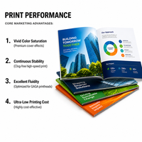 Tinta Dye GOOSAM GROW BK C M Y untuk Epson AM-C400 C550 C4000 C5000 C6000 Pencetakan Kantor Kecepatan Tinggi
