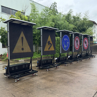 Panneaux d'affichage LED portables à messages variables, certifiés IP65 pour l'extérieur, avec animations et graphiques, pour l'éducation sur remorques et l'utilisation dans les centres commerciaux