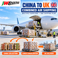Transitaire aérien Chine-Royaume-Uni pour le réapprovisionnement prioritaire des stocks et l'expédition de cartons sélectionnés DDP Livraison rapide