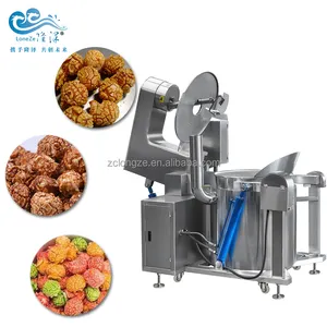 Otomatik endüstriyel karamel ticari renkli patlamış mısır makinesi fiyat deniz yosunu/kremsi lezzet patlamış mısır