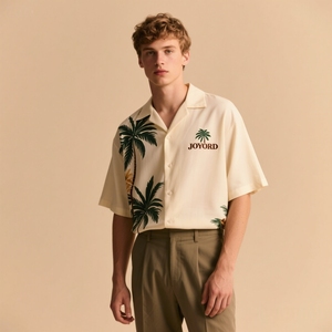 Conjuntos de camisa hawaiana de resort personalizada completa <span class=keywords><strong>para</strong></span> <span class=keywords><strong>hombre</strong></span>, divertidas camisas de <span class=keywords><strong>playa</strong></span> tropical <span class=keywords><strong>para</strong></span> vacaciones, <span class=keywords><strong>ropa</strong></span> de verano con botones de manga corta - Product Image 1