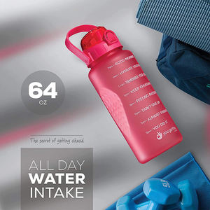 Botella De Agua De 2 Litros Botella De Agua 2 Litros <strong>2Ltr</strong> 1/2 Gallon Motivational Bpa Free Water <strong>Bottle</strong> - Product Image 4