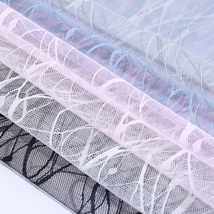 Hot bán 50cm * 5Y cán lưới <span class=keywords><strong>polyester</strong></span> hoa giấy gói cho hoa bó hoa bao bì - Product Image 6