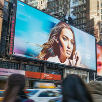 Écran LED couleur étanche P8 pour affichage publicitaire extérieur à défilement, contrôle par application