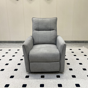 Modern Adjustable Cotton Upholstered Recliner Remote Control Eco-Friendly Wood <b>Frame</b> Foldable Design for Commercial Hotel Use - Product Image 4