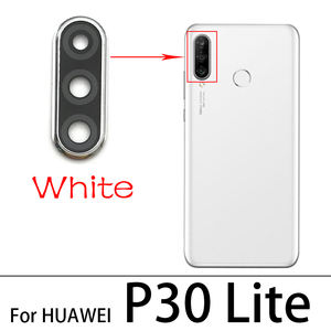 Copertura dell'obiettivo in vetro della fotocamera posteriore del telefono cellulare con parte di ricambio del supporto del telaio per <span class=keywords><strong>Huawei</strong></span> <span class=keywords><strong>P30</strong></span> / <span class=keywords><strong>P30</strong></span> Pro / <span class=keywords><strong>P30</strong></span> <span class=keywords><strong>Lite</strong></span> - Product Image 3