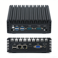 Mini Aio Computer Industrial Embedded Fanless Intel Core I7 Dual Network Dual Serial Port Mini Host Embedded Industrial Computer