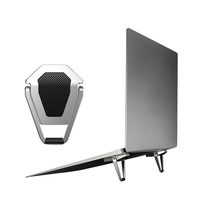 Support portable pliable personnalisé pour ordinateur portable, support de bureau réglable pour tablette, support compact pour la maison, le bureau et les voyages