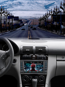 Pour Mercedes-Benz W203 W209 C180 C200 (04-07) Écran de voiture intelligent Linux 8 pouces, avec Android Auto et CarPlay Lecteur multimédia - Product Image 2