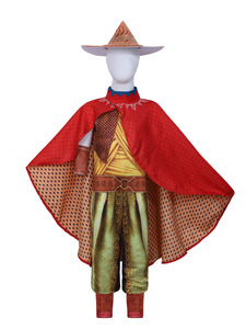 Légende du <span class=keywords><strong>Dragon</strong></span> <span class=keywords><strong>Raya</strong></span> - Costume d'Halloween pour enfants - Ensemble chapeau et cape - Product Image 1