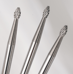 Fraise à ongles en carbure de tungstène 3/32 3XC Flame pour nettoyage précis des cuticules, outil Efile pour manucure russe - Product Image 2