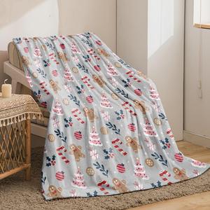 Couverture en flanelle à motifs de chats de dessin animé mignons, couverture de sieste respirante et douce pour la peau, pour la maison, le bureau, la sieste, impression personnalisée OEM ODM - Product Image 6