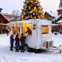 Food Truck Mobile de Rue pour la Vente de Gaufres, Crèmes Glacées, Crêpes, Smoothies, Desserts, Pancakes au Royaume-Uni