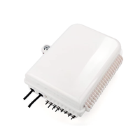 하이 퀄리티 1x16 PLC 분배기 16 포트 광섬유 FTTH 벽걸이 케이스 폴마운트 야외 카자스 낮잠