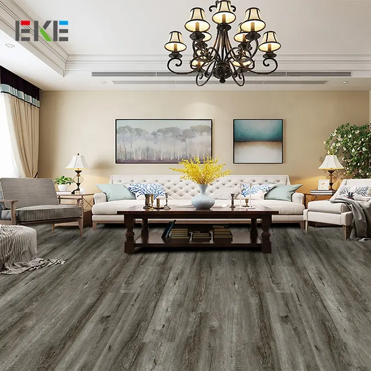 Floor mat household wood grain bedroom cement wear-resistant pvc plastic floor