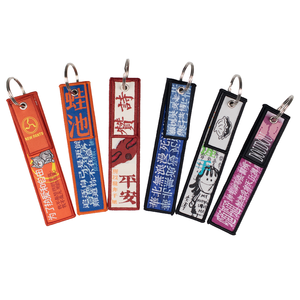 Promotionnel Broderie Avion Tissu <span class=keywords><strong>Porte</strong></span>-clés <span class=keywords><strong>Personnalisé</strong></span> Anime Tissé <span class=keywords><strong>Porte</strong></span>-clés Vol Deux Côté Jet Tags <span class=keywords><strong>Porte</strong></span>-clés - Product Image 2