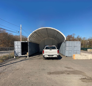 Vận chuyển mái vòm <span class=keywords><strong>container</strong></span> mái che công nghiệp lưu trữ Lều nhà để xe nơi trú ẩn tán vận chuyển <span class=keywords><strong>container</strong></span> mái vòm nơi trú ẩn lều - Product Image 1