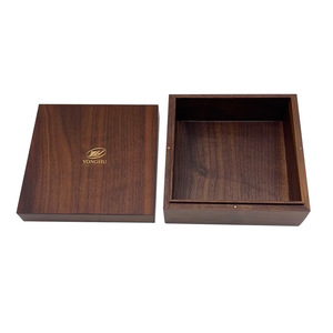 Boîte de collection en bois massif Yonghu, carrée, 6 mm, faite à la main, pour pièces d'or et pièces commémoratives, emballage cadeau - Product Image 4