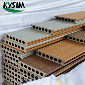 Dễ dàng cài đặt ngoài trời decking Gỗ nhựa <span class=keywords><strong>composite</strong></span> decking ngoài trời không thấm nước sàn WPC boong cho hiên sân thượng - Product Image 6