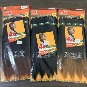 Estensioni per Trecce Pre-Stirate 4X da 38 Pollici, 240g, X/P, per Acconciature Africane - Vendita all'Ingrosso dal Produttore - Product Image 3