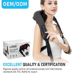 Masajeador inalámbrico de cuello y hombros para amasar Shiatsu, masajeador de cuello y espalda con calor calmante para relajar el alivio del dolor - Product Image 2