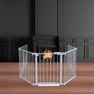 Prodigy sağlam Metal güvenlik koruma şömine çit kurulumu kolay bebek oyun bahçesinde küçük evcil hayvan çiti küçük hayvanlar için güvenli - Product Image 2