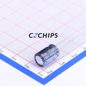 Condensador Electrolítico de Aluminio de Orificio Pasante KF681M016F115A, Componente de Orificio Pasante THT, D8xL11.5mm 680uF 20% 16V 3.5mm - Product Image 1