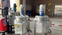 Ligne de production automatique de slime 500L avec réservoir de mélange et pétrin