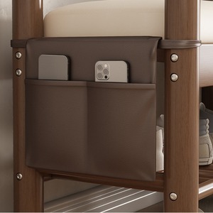 <span class=keywords><strong>Banc</strong></span> à <span class=keywords><strong>chaussures</strong></span> en bois minimaliste, tabouret de rangement moderne à plusieurs niveaux pour le salon, usage domestique - Product Image 5