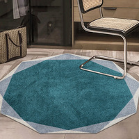 Tapis de luxe en laine nordique, tapis abstrait en peluche, revêtement de sol antidérapant fabriqué à la machine, décoration pour salon, villa, hôtel