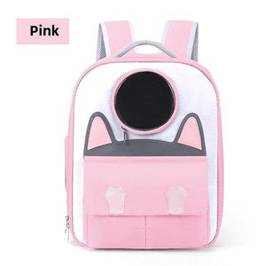 Fashionable Universal Cat Backpack Solid Zipper Outdoor Pet <strong>Carrier</strong> for <strong>Small</strong> <strong>Dogs</strong> Breathable <strong>Shoulder</strong> Satchel All Seasons - Product Image 6