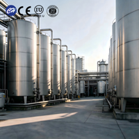 Proyecto Llave en Mano de Tratamiento de Agua por Ósmosis Inversa Automática con Tanque de Almacenamiento de Acero Inoxidable Certificado ASME CE ISO 1000L
