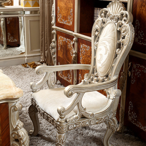 Bureau de direction de luxe de style baroque européen <span class=keywords><strong>Table</strong></span> d'écriture classique européenne en bois sculpté Meubles de bureau à domicile rétro - Product Image 5
