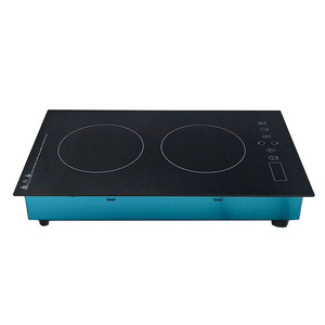 Placa de Cocina <span class=keywords><strong>Eléctrica</strong></span> Portátil de Doble Quemador con Temporizador, Control Táctil, <span class=keywords><strong>Estufa</strong></span> Infrarroja con Pantalla Digital - Product Image 4