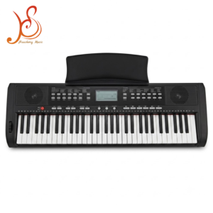 <span class=keywords><strong>Clavier</strong></span> électronique piano noir et bleu avec écran numérique LED, 300 timbres, 300 rythmes, 2 modes d'enseignement, 54 touches, fonction <span class=keywords><strong>MIDI</strong></span> - Product Image 2