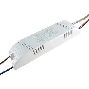 Controlador de corriente constante LED, lámpara de techo LED de 220V, atenuación de tres etapas, fuente de alimentación de 40-60W x 5, transformador de iluminación de 2 salidas, 230mA