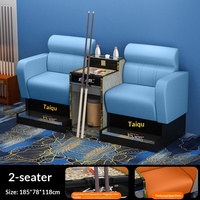Canapé de billard commercial moderne en cuir PU, modèle 4SD-1, pour bureau, appartement, compatible avec le tennis de table, salles de billard