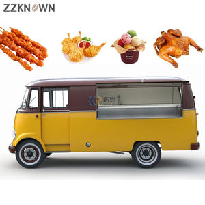 Mobile Fast Food Truck for <b>Sale</b> Ice Cream Classic Hot Dog Vending Cars Customized Retro Food Cart Trailer - Product Image 3