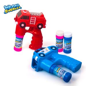 Pistolet à bulles pour enfants WANNA BUBBLE avec lumières et sons, voiture de police, camion de pompiers - Product Image 2