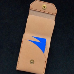 For Genuine Cow Hide Leather Open Closure Stone Vintage Short <b>RFID</b> Nylon Lining Anti Theft Portable Business ID <b>Wallet</b> 4 - Product Image 3