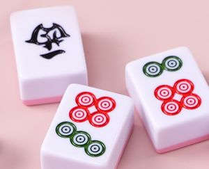 Petit 26mm Mini <span class=keywords><strong>Mahjong</strong></span> 30mm Maison <span class=keywords><strong>Mahjong</strong></span> Portable Sans Formaldéhyde Protection de l'Environnement Moyen <span class=keywords><strong>Mahjong</strong></span> - Product Image 2