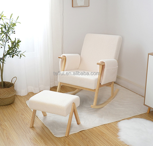 Silla Mecedora Reclinable Moderna Tapizada para Bebés, con Movimiento Suave, para Cuarto de Bebé, Dormitorio, Sala de Estar, Apartamento, Oficina en Casa - Product Image 2