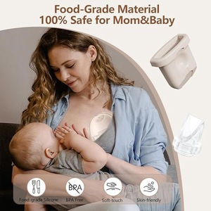 Diaframmi in Silicone Senza BPA Compatibili con Maternità per Tiralatte Indossabile Eufy S1/S1 Pro/E10/E20, Ricambio per Parti di Pompa Eufy - Product Image 4